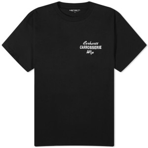 カーハート メンズ Tシャツ トップス Carhartt WIP Mechanics T-Shirt Black