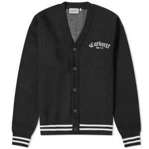 カーハート メンズ ニット・セーター アウター Carhartt WIP Onyx Knit Cardigan Black & Wax