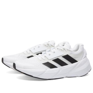 アディダス メンズ スニーカー シューズ Adidas Adistar 2 White, Core Black & Grey