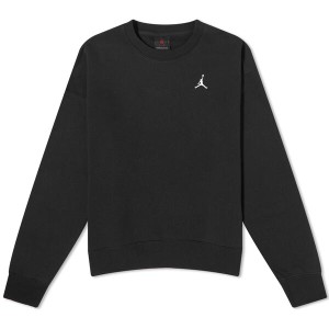 ジョーダン レディース パーカー・スウェット アウター Air Jordan Brooklyn Fleece Crew Sweat Black