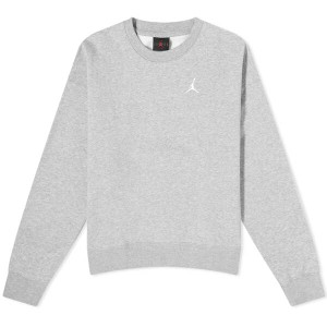 ジョーダン レディース パーカー・スウェット アウター Air Jordan Brooklyn Fleece Crew Sweat Dark Grey Heather