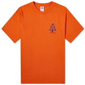 ナイキ メンズ Tシャツ トップス Nike Acg Wildwood T-Shirt Campfire Orange