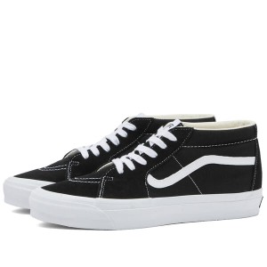 バンズ メンズ スニーカー シューズ Vans Sk8-Mid Reissue 83 Lx Black & White