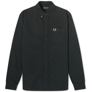 フレッドペリー メンズ シャツ トップス Fred Perry Oxford Shirt Night Green