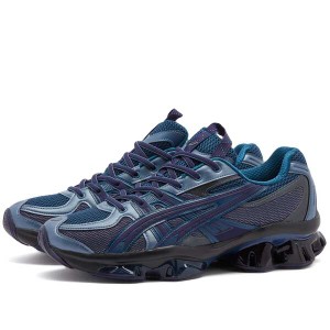 アシックス メンズ スニーカー シューズ Asics US5-S GEL-QUANTUM KINETIC Light Indigo & Peacoat