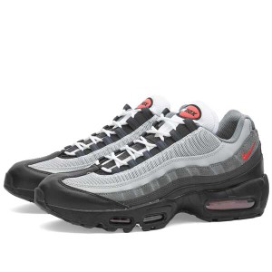 ナイキ メンズ スニーカー シューズ Nike Air Max 95 Essential Black & Track Red