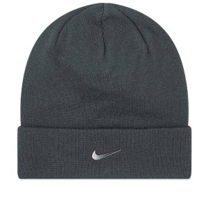 ナイキ メンズ 帽子 アクセサリー Nike Metal Swoosh Beanie Anthracite