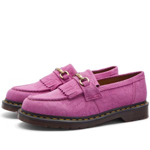 ドクターマーチン メンズ スリッポン・ローファー シューズ Dr. Martens Adrian Snaffle Loafer Thrift Pink