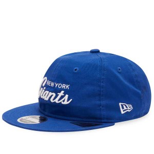 ニューエラ メンズ 帽子 アクセサリー New Era New York Giants 9Fifty Adjustable Cap Blue