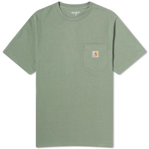 カーハート メンズ Tシャツ トップス Carhartt WIP Pocket T-Shirt Park