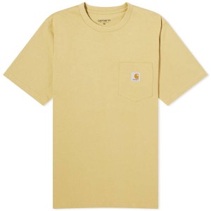 カーハート メンズ Tシャツ トップス Carhartt WIP Pocket T-Shirt Agate