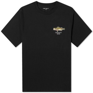 カーハート メンズ Tシャツ トップス Carhartt WIP Fish T-Shirt Black