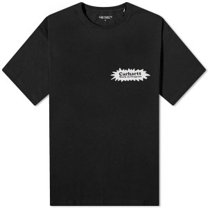 カーハート メンズ Tシャツ トップス Carhartt WIP Bam T-Shirt Black