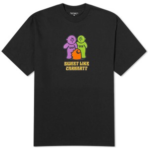 カーハート メンズ Tシャツ トップス Carhartt WIP Gummy T-Shirt Black