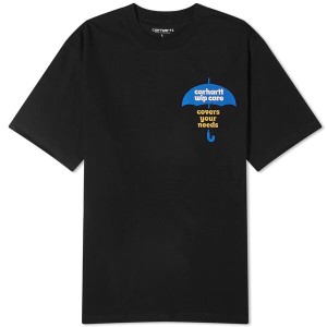 カーハート メンズ Tシャツ トップス Carhartt WIP Cover T-Shirt Black