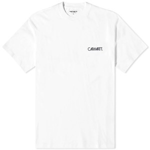 カーハート メンズ Tシャツ トップス Carhartt WIP Soil T-Shirt White