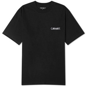 カーハート メンズ Tシャツ トップス Carhartt WIP Soil T-Shirt Black