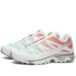 サロモン メンズ スニーカー シューズ Salomon XT-4 OG White, Green Ash & Coral