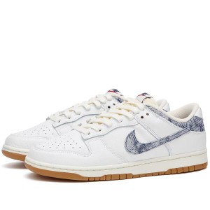 ナイキ メンズ スニーカー シューズ Nike Dunk Low White & Midnight Navy