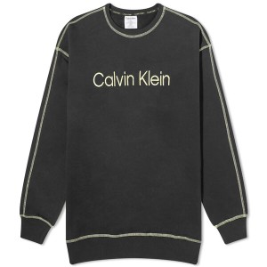 カルバンクライン メンズ パーカー・スウェット アウター Calvin Klein Future Shift Crew Sweat Black