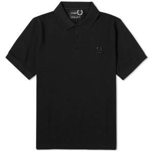 フレッドペリー メンズ ポロシャツ トップス Fred Perry x Raf Simons Enamel Pin Polo Black