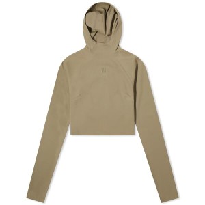 アディダス レディース パーカー・スウェット アウター Adidas x Fear of God Athletics Crop Hoodie Clay