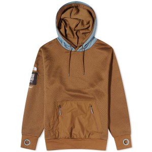 ノースフェイス メンズ パーカー・スウェット アウター The North Face x Undercover Soukuu Dot Knit Double Hoodie Sepia Brown & Conc