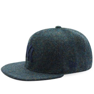 ニューエラ メンズ 帽子 アクセサリー New Era Harris Tweed 59Fifty Cap Navy