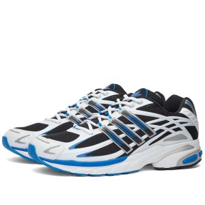 アディダス メンズ スニーカー シューズ Adidas Adistar Cushion Core Black, Bright Blue & White