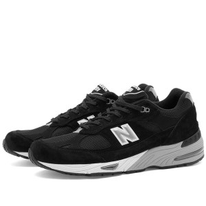 ニューバランス メンズ スニーカー シューズ New Balance M991EKS - Made in England Black & Silver