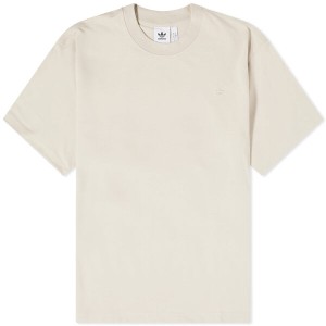 アディダス メンズ Tシャツ トップス Adidas Premium Essentials T-shirt Wonder Beige & Wonder Beige