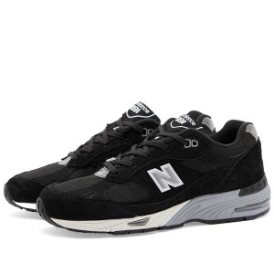 ニューバランス レディース スニーカー シューズ New Balance W991EKS - Made in UK Black & Silver