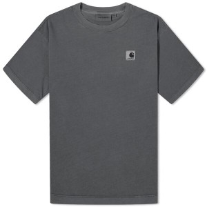 カーハート レディース Tシャツ トップス Carhartt WIP Nelson T-Shirt Charcoal