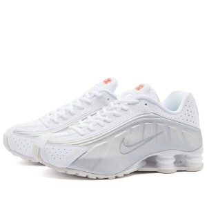 ナイキ レディース スニーカー シューズ Nike W SHOX R4 White, Silver & Orange