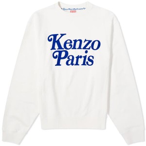 ケンゾー メンズ パーカー・スウェット アウター Kenzo x Verdy Classic Crew Sweat Off White