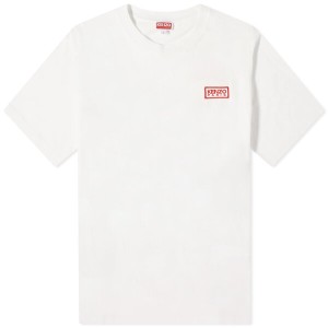 ケンゾー メンズ Tシャツ トップス Kenzo Logo Tee Off White