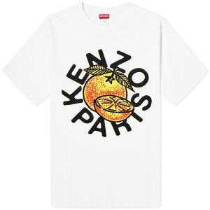 ケンゾー メンズ Tシャツ トップス Kenzo Big Orange Tee Off White