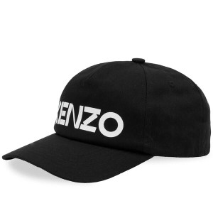 ケンゾー メンズ 帽子 アクセサリー Kenzo Logo Cap Black