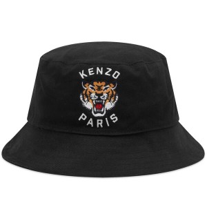 ケンゾー メンズ 帽子 アクセサリー Kenzo Tiger Bucket Hat Black