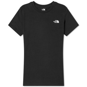 ノースフェイス レディース Tシャツ トップス The North Face Simple Dome Short Sleeve T-Shirt TNF Black