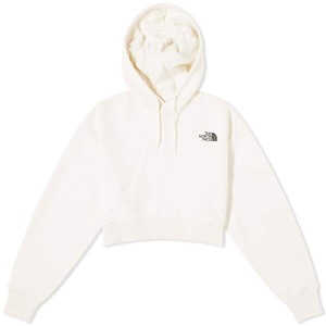 ノースフェイス レディース パーカー・スウェット アウター The North Face Trend Cropped Hoodie White Dune