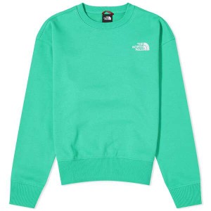 ノースフェイス レディース パーカー・スウェット アウター The North Face Essential Crew Sweat Optic Emerald