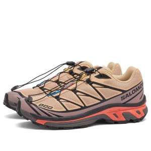 サロモン メンズ スニーカー シューズ Salomon XT-6 Hazelnut, Quail & Living Coral