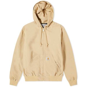 カーハート メンズ ジャケット・ブルゾン アウター Carhartt WIP Active Jacket Bourbon Aged Canvas