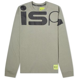 ナイキ メンズ Tシャツ トップス Nike ISPA Long Sleeve T-shirt Dark Stucco & Black