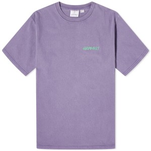 グラミチ メンズ Tシャツ トップス Gramicci Carabiner T-Shirt Purple Pigment