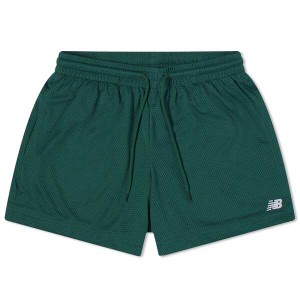 ニューバランス メンズ ハーフパンツ・ショーツ ボトムス New Balance New Balance Mesh Short 5 Inch Nightwatch Green