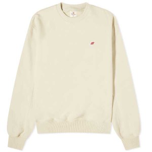 ニューバランス メンズ パーカー・スウェット アウター New Balance MADE in USA Core Crewneck Sweatshirt Sandstone