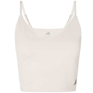 ニューバランス レディース シャツ トップス New Balance Linear Heritage Soft Bra Top Moonrock