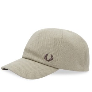 フレッドペリー メンズ 帽子 アクセサリー Fred Perry Pique Classic Cap Warm Grey